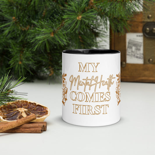 mental health Mug with Color Inside