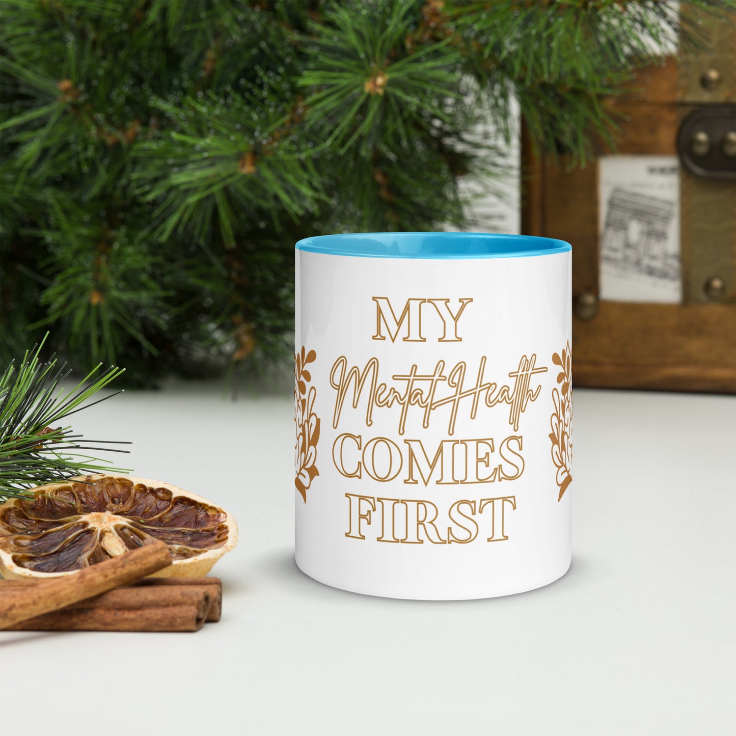 mental health Mug with Color Inside