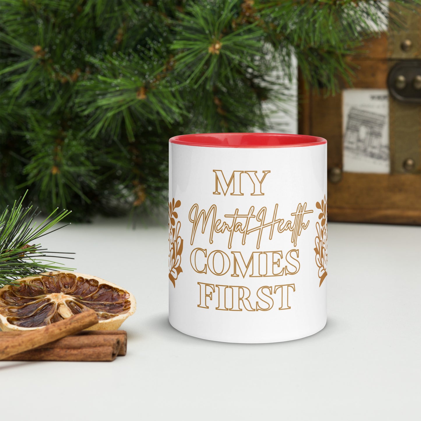 mental health Mug with Color Inside